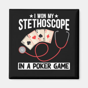 Funny Stethoscoop Joke Nurse Doctor Hospital Humor Magneet