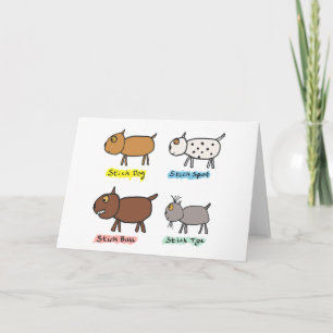 Funny Stick Dogs Kaart