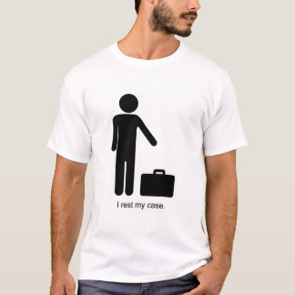Funny Stick-Figuur en Briefcase T-shirt
