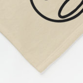 Funny Stick Man Fleece Blanket (Hoek)