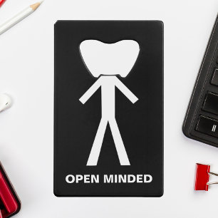 Funny Stick Man Kredietkaart Flessenopener