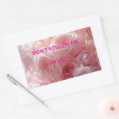 Funny sticker – DON’T FOLLOW ME, I’M LOS (Envelop)