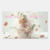 Funny Sticker – NEW CAR, SAME ME (Voorkant)