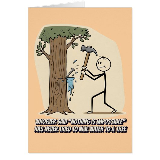 Funny stickman slogan (Devant)