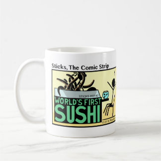 Funny Stickman World's eerste Sushi-Mok Koffiemok