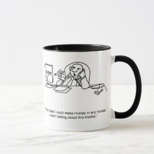 Funny "Stock Market" Business Mok Gift