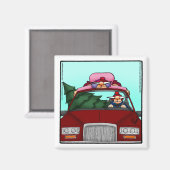 Funny Stocking Stuffer-kerstHumor Magnet Magneet (Voorkant / Achterkant)