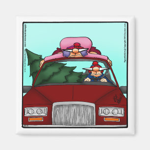 Funny Stocking Stuffer-kerstHumor Magnet Magneet