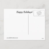 Funny StockMarket Humour de Noël Carte postale (Dos)