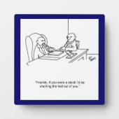 Funny Stockmarket Plaque (Devant)