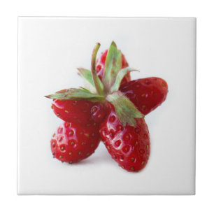 Funny strawberry tegeltje