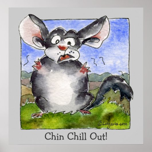 Funny Stress Cartoon Poster (Voorkant)