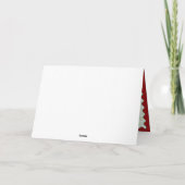 Funny Stress Gratuit Carte de voeux de Noël (Dos)