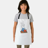 Funny Stressed Cooking Loop Character Apron Schort (Insitu)