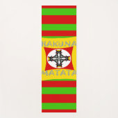 Funny Stretching Style Hakuna Matata Yogamat (Voorkant)