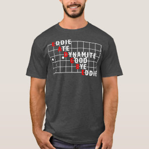 Funny String Name Eddie Ate Dynamite Good Dag Eddi T-shirt