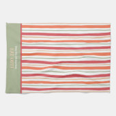 Funny Stripe Eat Out  Quote Theedoek (Horizontaal)