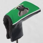 Funny stromend water buffalo cartoon golfheadcover (3/4 voorkant)