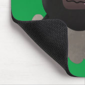 Funny stromend water buffalo cartoon muismat (Hoek)