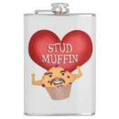 Funny Stud Muffin Heupfles (Voorkant)