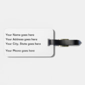 Funny Stupid People Bagagelabel (Achterkant horizontaal)