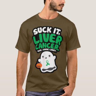 Funny Suck It Liver Cancer Gimme Snoep Cute Ghost T-shirt