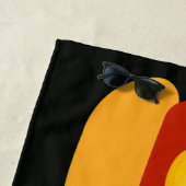 Funny Summer Hot Dog Strandlaken (In situ)