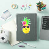 Funny Summer Tropical Pineapple Sticker (iPad Cover)