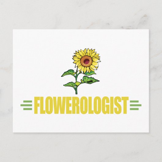 Funny Sunflower Briefkaart (Voorkant)