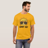 Funny Sunglasses Sun Illustration T-shirt (Voorkant volledig)