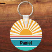 Funny Sunshine Name Sleutelhanger (Voorkant)