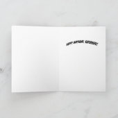 Funny Superheld-verjaardagskaart Kaart (Binnen)