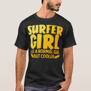 Funny Surfer Girl Design for Women Mam Surf Surfin T-shirt