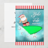 Funny Surfing Beach Kaarten (Voorkant / Achterkant)