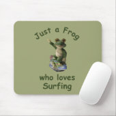 Funny surfing Kawai-kikker Muismat (Met muis)