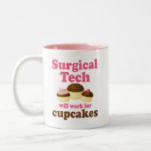 Funny Surgical Tech Tweekleurige Koffiemok (Links)