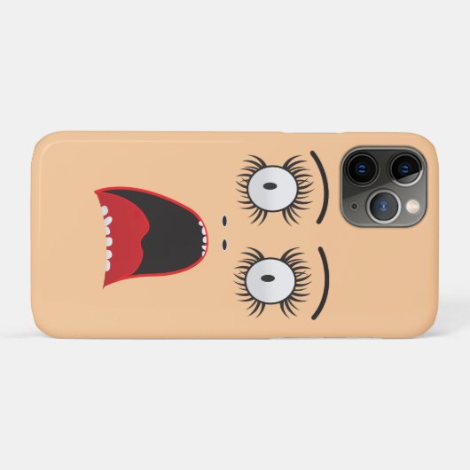 Funny Surpried lady face Case-Mate iPhone Case (Achterkant (horizontaal))