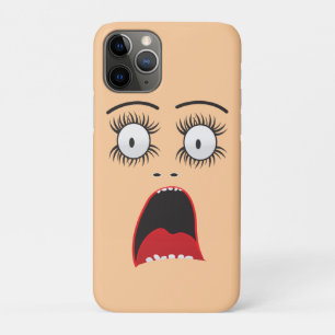 Funny Surpried lady face iPhone 11 Pro Hoesje