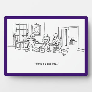 Funny Swat Team Business Plaque Fotoplaat