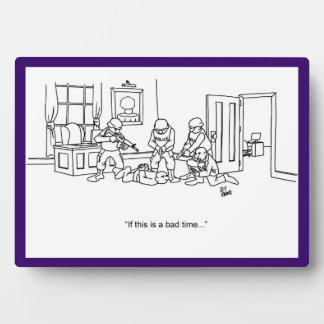 Funny Swat Team Business Plaque Fotoplaat