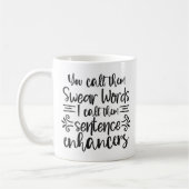 Funny Swear Words Coffee Mok (Links)
