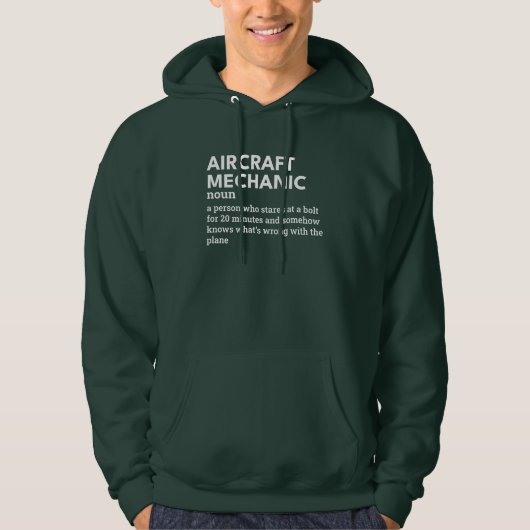 Funny Sweat - shirt à capuche de définition mécani (Devant)