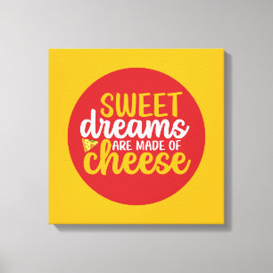 Funny Sweet Dreams gemaakt van de Tsjetsjeense Kie Canvas Afdruk