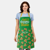 Funny Sweet Dreams Made of Cheese Pizza Pattern Schort (Gedragen)