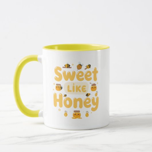 Funny "Sweet Like Honey" Bumblebee Mok (Links)