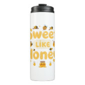 Funny "Sweet Like Honey" Bumblebee Thermosbeker (Voorkant)