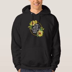 Funny Sweet Old Lady More Like Battle Tested Warri Hoodie