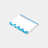 Funny SWIM COACH Personnalisé Post-it Notes (Incliné)