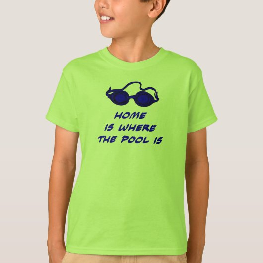 Funny Swim Quote - Tshirt voor kinderen (Voorkant)
