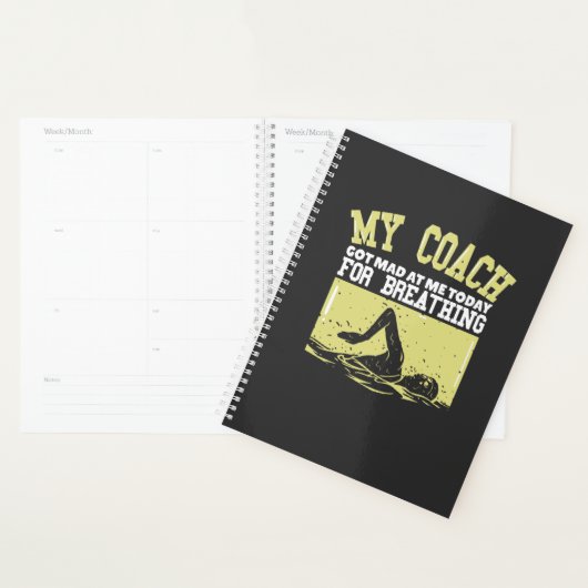 Funny Swimmer Planner (Display)